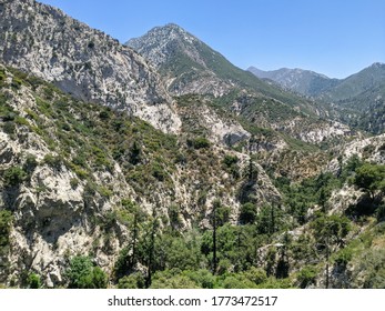 View From Switzer Falls Trail, San Gabriel Mountains, Los Angeles County