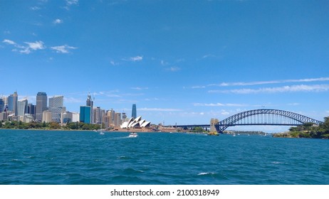 View Of Sydney Harbour Bridge And Sydney City On A Sunny Day 