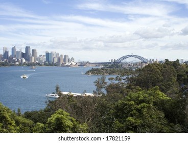 A View Of Sydney From The Leafy North Shore