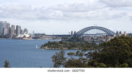 A View Of Sydney From The Leafy North Shore