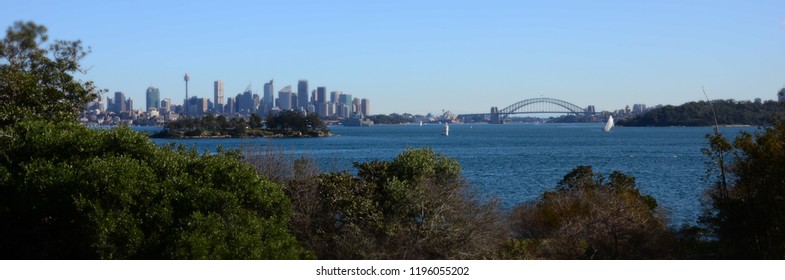  View Of Sydney Skyline And Sydney Harbour From Nielsen Park.