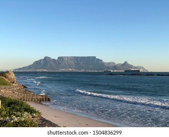 View Of Table Mountain From Bloubergstrand