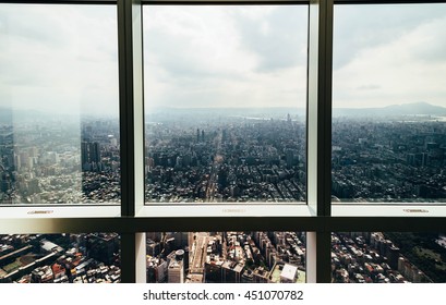View from Taipei 101.