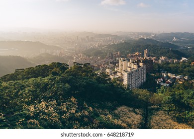 View Of Taipei From Maokong, Taiwan.