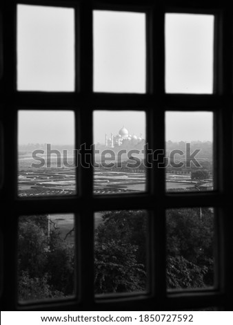 View of the Taj Mahal by the Shah Jahan cell