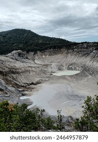 View of Tangkuban Parahu west java
