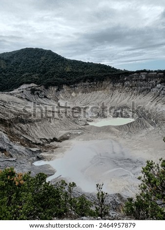 View of Tangkuban Parahu west java