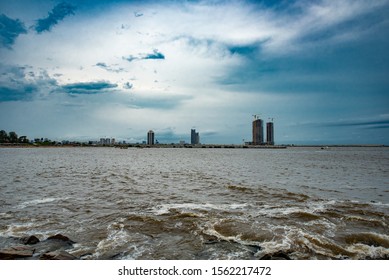 A View Of The Tarkwa Bay Beach/Eko Atlantic From The Shore Line