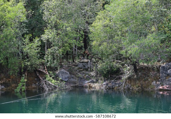 View Tasik Biru Bau Kuching Sarawak Stock Photo Edit Now 587108672