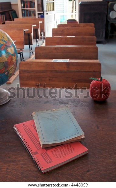 View Teachers Desk Old School House Stock Photo Edit Now 4448059