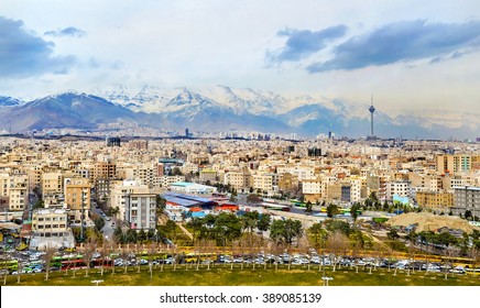 View Of Tehran From The Azadi Tower - Iran