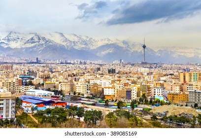 View Of Tehran From The Azadi Tower - Iran