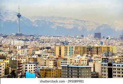 View Of Tehran From The Azadi Tower - Iran