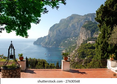 View From The Terrace Of Luxury Villa