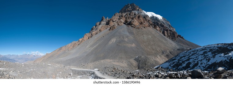 View From Thorong La Pass Nepal