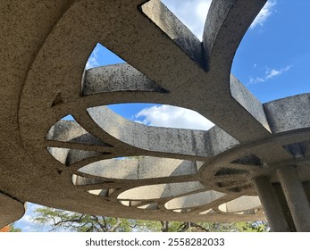 View through roof of Bellevue Park pavilion in Cincinnati - Powered by Shutterstock