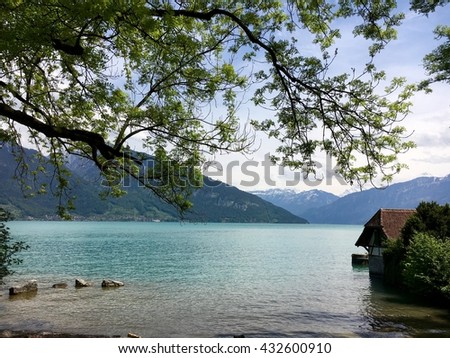 Similar – Image, Stock Photo Cottage at the lake