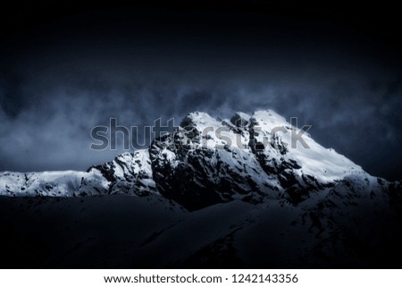 Similar – Image, Stock Photo Snowdrifts III Winter