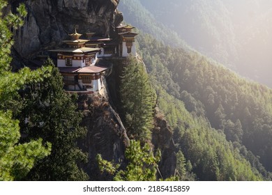 View Of The Tiger's Nest Temple In Paro, Bhutan