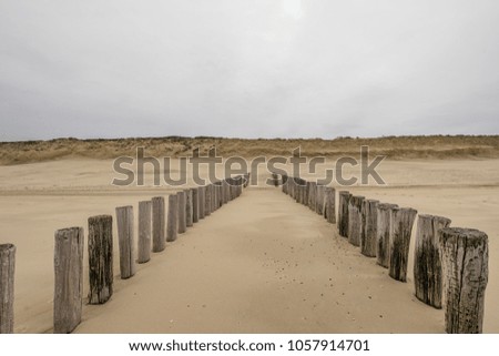 Similar – Image, Stock Photo winter beach Landscape