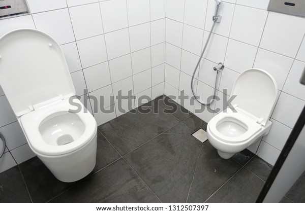 View Toilet Cubicle Both Water Closet Stock Photo Edit Now
