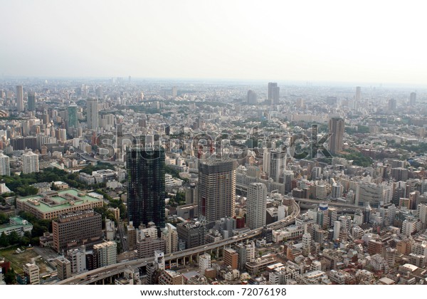 View Tokyo Metropolitan Area Tokyo Tower Stock Photo Edit Now