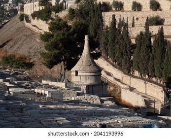 View Of Tomb Of Absalom From Mount Scopus