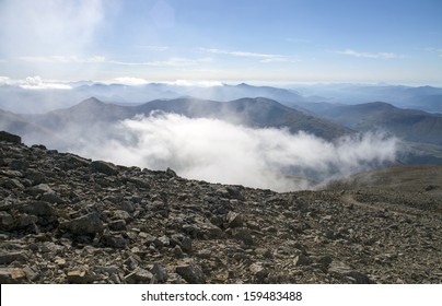 View From The Top Of Ben Nevis, Scotland