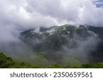 A view from the top of Devaramane hills, Chikamagalore