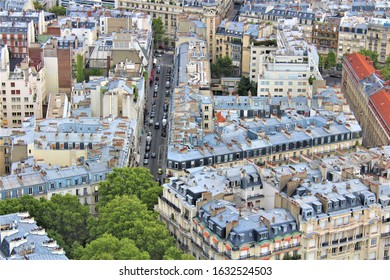 A view from the top of the Eiffel Tower