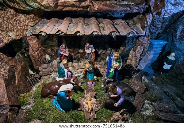 View Top Jesus Nativity Inside Typical Stock Photo Edit Now