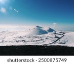 View from the top of Mauna Kea on the Big Island of Hawaii