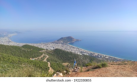 view from the top of the  mountain