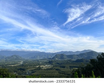 A view from top of mountain