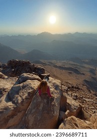 View from the top of the mountain 