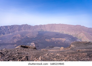 View From The Top Of Pico Do Fogo, Cape Verde.