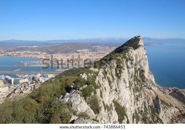 View Top Rock Gibraltar Stock Photo Edit Now