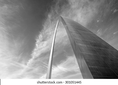 View Of The Top Of The Saint Louis Gateway Arch