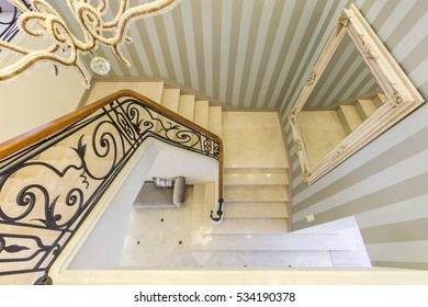 Stair Railing Interior Design Stock Photos Images Photography