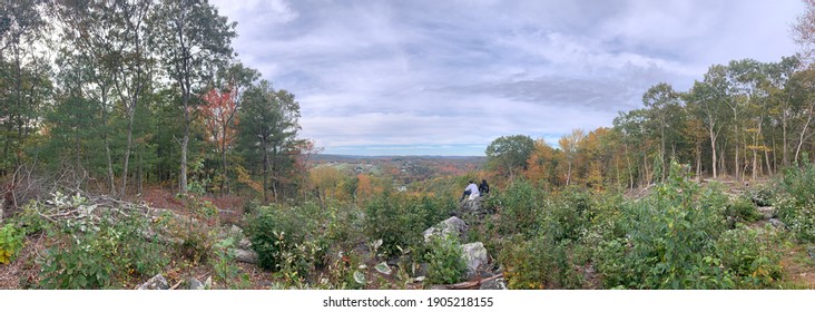 View From The Top Of The Tower At Mount Tom State Park In Washington, Connecticut