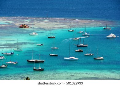 View From The Top Of Union Island, Saint Vincent And Grenadines