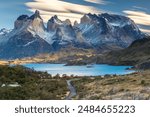 View of Torres Del Paine National Park, Chile.