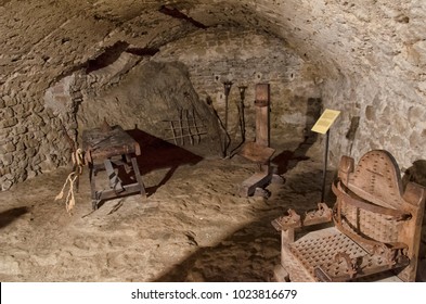 View Of The Torture Chamber Of A Castle