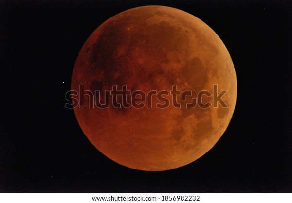 View Total Lunar Eclipse On 28july Stock Photo Edit Now 1856982232