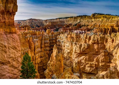 View Towards Bryce Canyon Ampitheater In Utah United States Of A