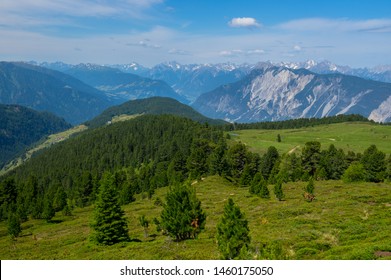 View Towards Ötztal From Feldringer Böden In Tirol