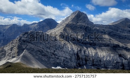 View towards Mount Lougheed at the summit of Mount Allan