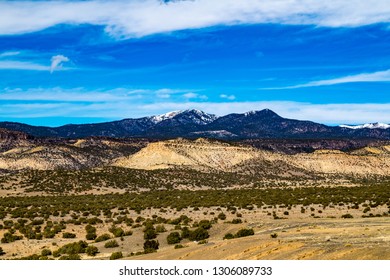 The View Towards Mount Taylor From Cubero, New Mexico, USA