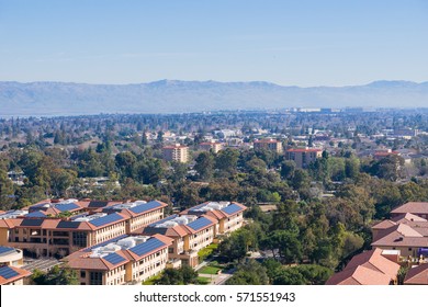 View towards Palo Alto, Stanford and the towns of south San Francisco bay