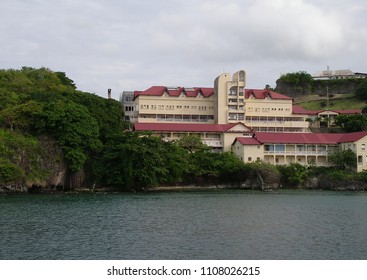 A View Towards The Sea - General Hospital In St. George, Grenada